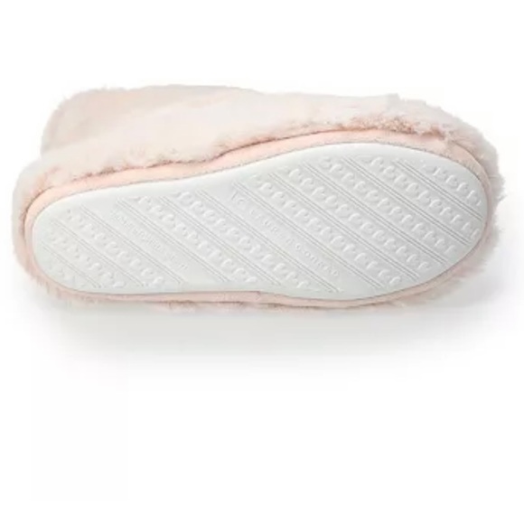 Lauren Conrad Gray FAUX FUR ALLOVER BOOTIE SLIPPERS M(7-8)L(8-9) sealed NWTs - Picture 2 of 4